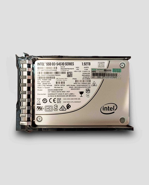 HPE 1.92TB SATA 6G RI SFF BC S4510 SSD - Image 2